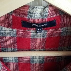 Madewell Dresses - Madewell Red Flannel Daywalk Shirt Dress Size XS Madewell Dresses - Madewell Red Flannel Daywalk Shirt Dress Size XS